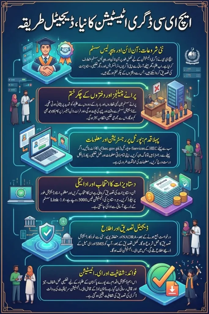 HEC Degree Attestation System 2026 Step-By-Step Method Explained